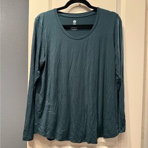 Kindred Bravely Teal Long Sleeve Top
